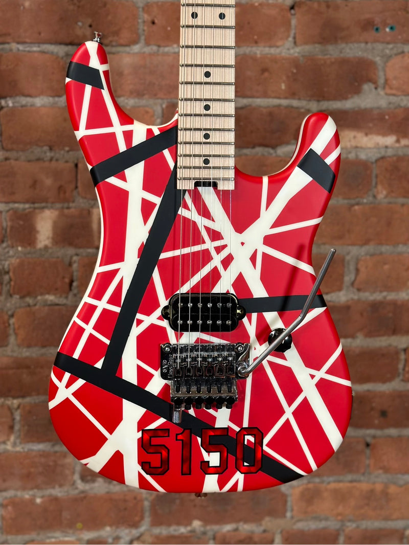 EVH Striped Series 5150 - Red, Black and White