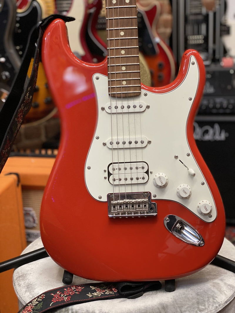 fender limited edition player stratocaster hss in fiesta red