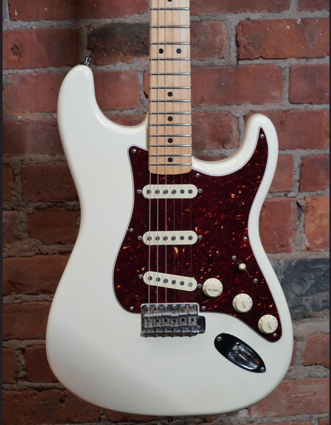 Fender 2006 Fender Jimmie Vaughan Tex-Mex Stratocaster - Olympic White with Maple Fingerboard