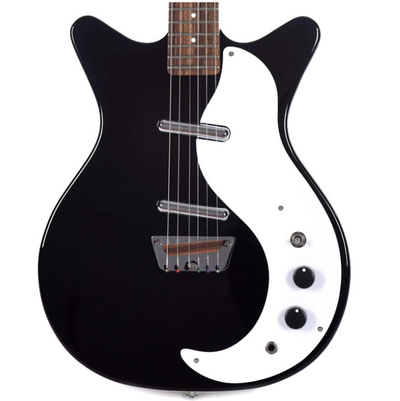danelectro stock '59 electric guitar - black