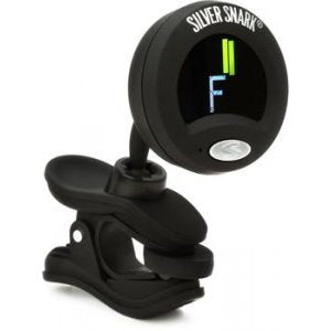 silver snark sil-blk guitar and bass clip on tuner