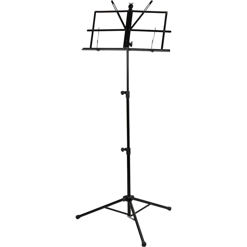 strukture deluxe folding music stand black sms1x