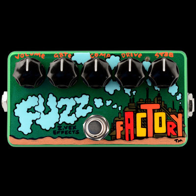 zvex effects fuzz factory hand painted fuzz pedal