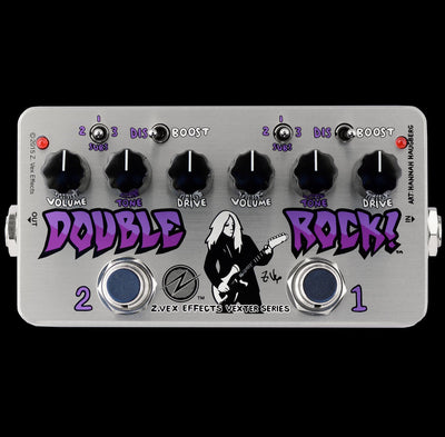 zvex effects vexter series double rock distortion pedal