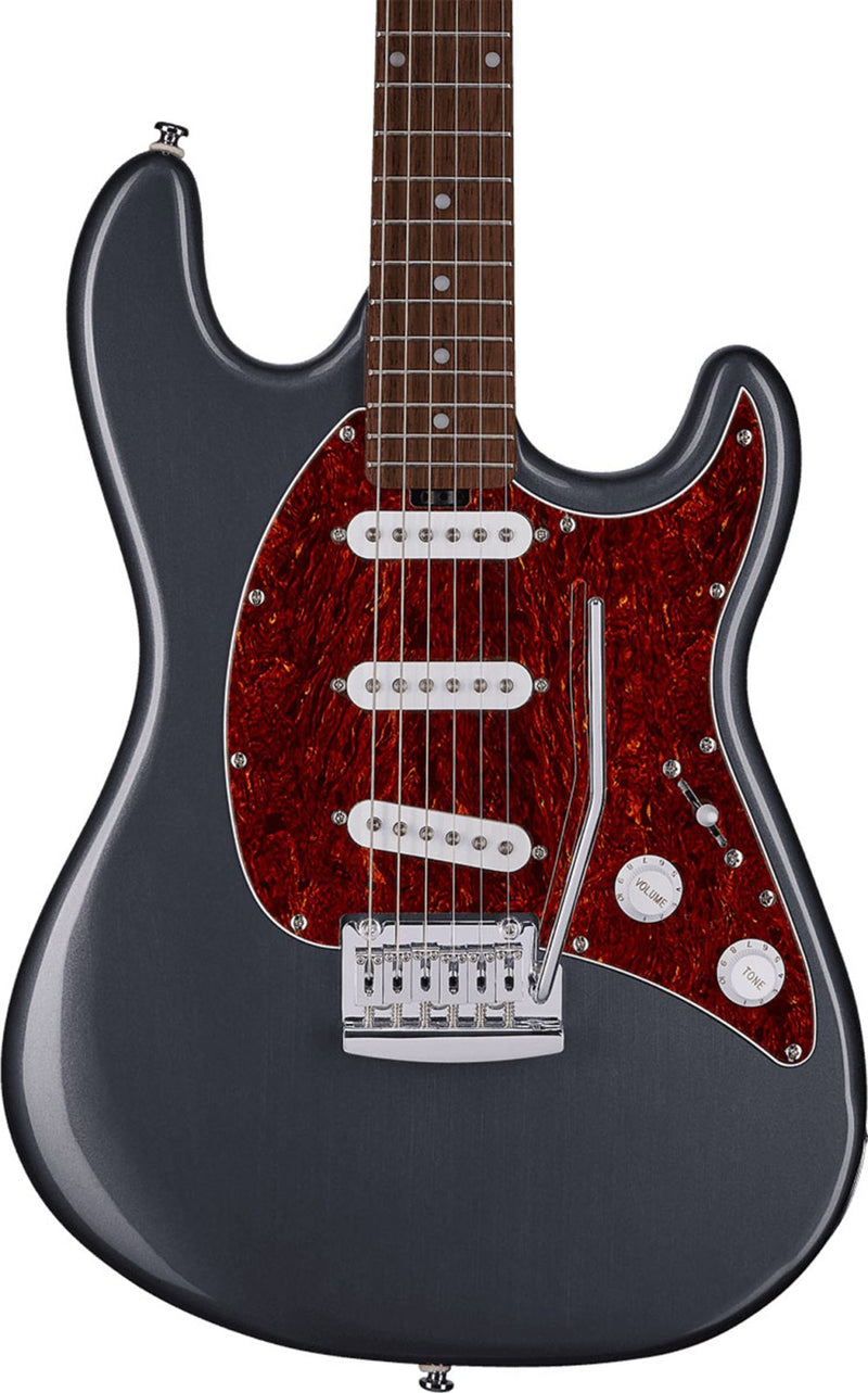 sterling by musicman cutlass sss charcoal frost