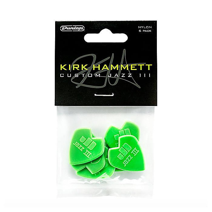 Dunlop Kirk Hammett Jazz Picks 6 Pack
