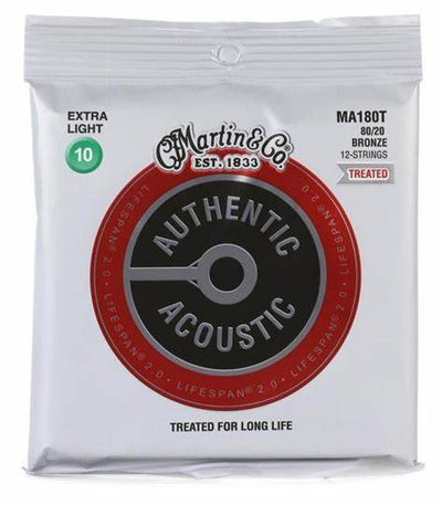 martin authentic acoustic 80/20 bronze guitar strings