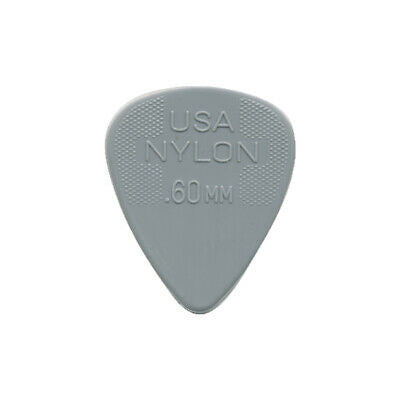 Dunlop Nylon Standard Picks Grey .60mm (12)
