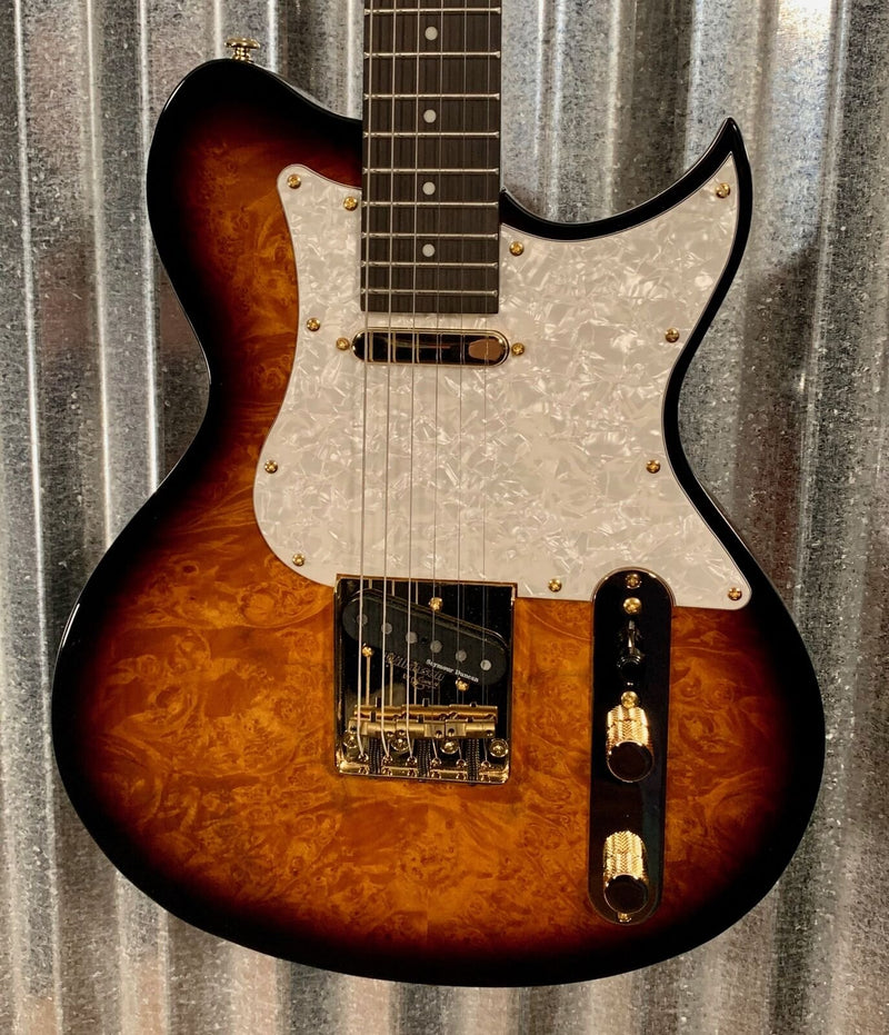 washburn idol t16 burled vintage sunburst duncan guitar & bag wit16vsk 