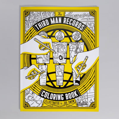 third man records illustrated coloring book